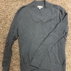 Grey V neck sweater